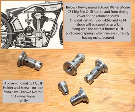 Walter Moore CS1 Quill Parts